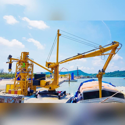 De compacte losinstallatie van het schroefschip was van toepassing om cement bij zeehaven leeg te maken