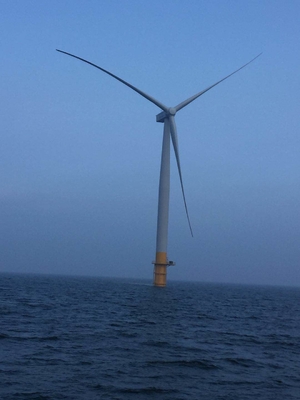 Overgangsstuk voor windturbinetoren van koolstofstaal