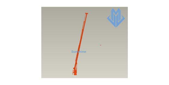 3t30m het Telescopische Schip van Boommarine crane for onboard multi purpose