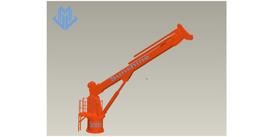3t30m het Telescopische Schip van Boommarine crane for onboard multi purpose