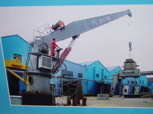 ABS Certificaat 5t15m Stijve Boom Marine Crane For General Cargo Handling