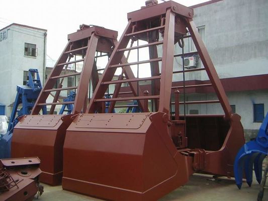 emmer van de clamshellgreep van de 12 kubusmeter de elektrische hydraulische voor zand behandeling