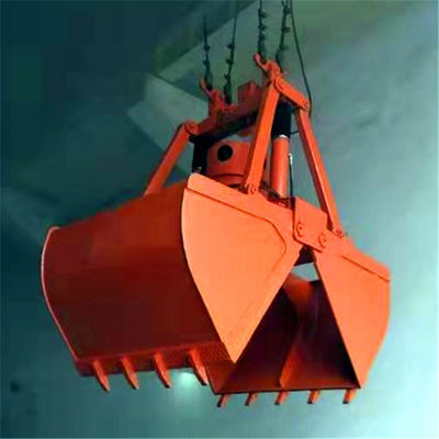 De Greepemmer van vier Kabels Mechanische Clamshell voor Erts die 18 Kubusmeter behandelen