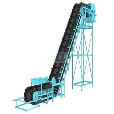 Hoog pande transportbandsysteem van hellingshoeken voor bulk materiële behandeling