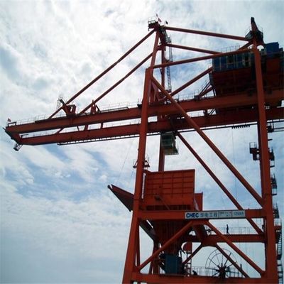 Op rails gemonteerde Greeptype Schiplosinstallatie voor Bulk Materiële Behandeling