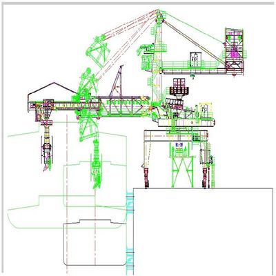 Capaciteit 3000 Riemtype van Tph Op zwaar werk berekende Laders van het Continuïteitsschip