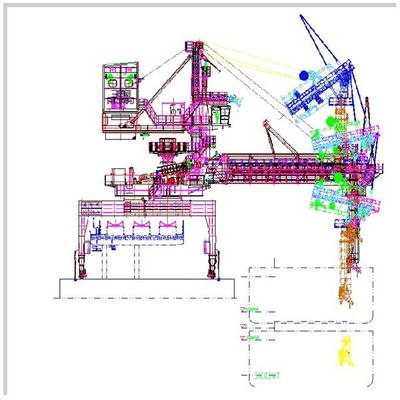 Capaciteit 3000 Riemtype van Tph Op zwaar werk berekende Laders van het Continuïteitsschip