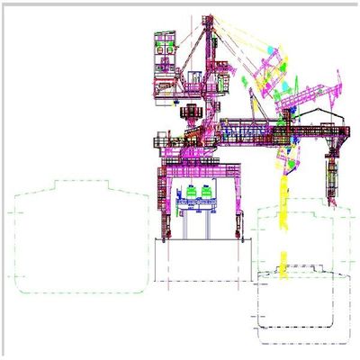 Ononderbroken Automatisch de Ladingssysteem van Schipladers voor Bulk Materiële Behandeling