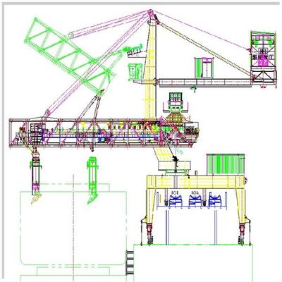 Ononderbroken Automatisch de Ladingssysteem van Schipladers voor Bulk Materiële Behandeling