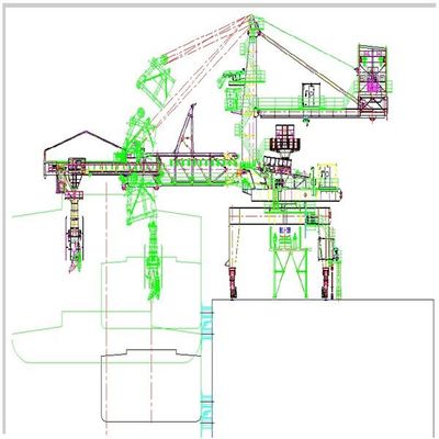 Schroeftype Schiplader voor Bulk Materiële Behandeling bij Zeehaventerminal
