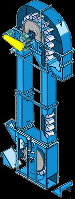 800t/h industriële Verticale Jakobsladder voor Bulk Materiële Vervoer