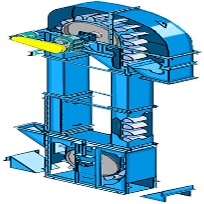800t/h industriële Verticale Jakobsladder voor Bulk Materiële Vervoer