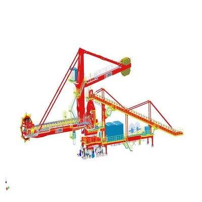 5000 Tph-Capaciteit die en Materiaal voor Bulkmaterialenbehandeling stapelen terugwinnen