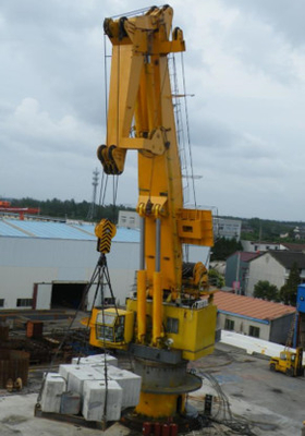 Het Hydraulische Gewricht Jib Crane Mounted On Offshore Platform van 250 KW