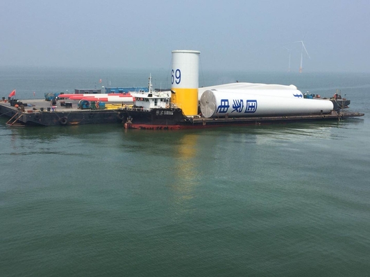 Het lassen van Groot Deel die Zee de TorenKoolstofstaal machinaal bewerken van de Windturbine