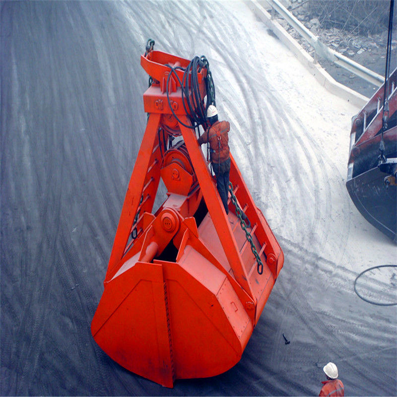 De Greepemmer van vier Kabels Mechanische Clamshell voor Erts die 18 Kubusmeter behandelen